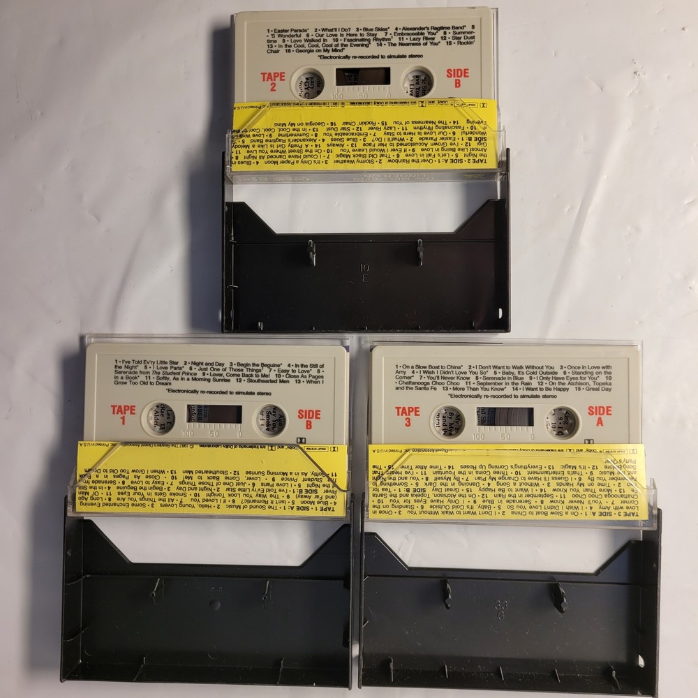 Reader's Digest The Melodies Linger On Cassette Set Great American Songs 3-Tape - Picture 2 of 4